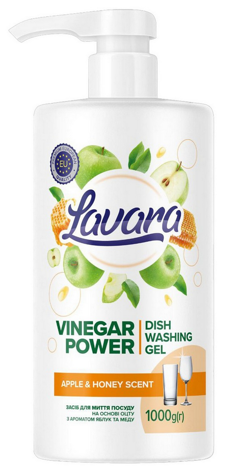 Засіб для миття посуду LAVARA на основі оцту 1000 г